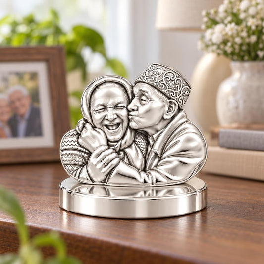 Lifelong Devotion Portrait Keepsake Plaque – worn / in use