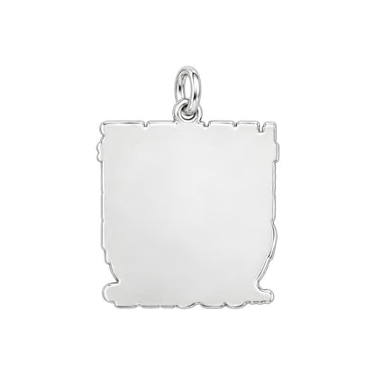Like Father Like Daughter Charm Necklace Set – back of the charm, engraving area