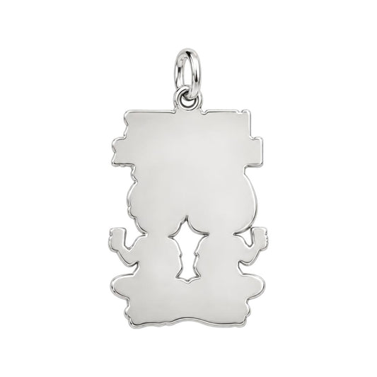 Like Mother Like Daughter Charm Bracelet – Personalized Mom Gift – back of the charm, engraving area