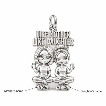Like Mother Like Daughter Charm Bracelet – Personalized Mom Gift – personalization guide
