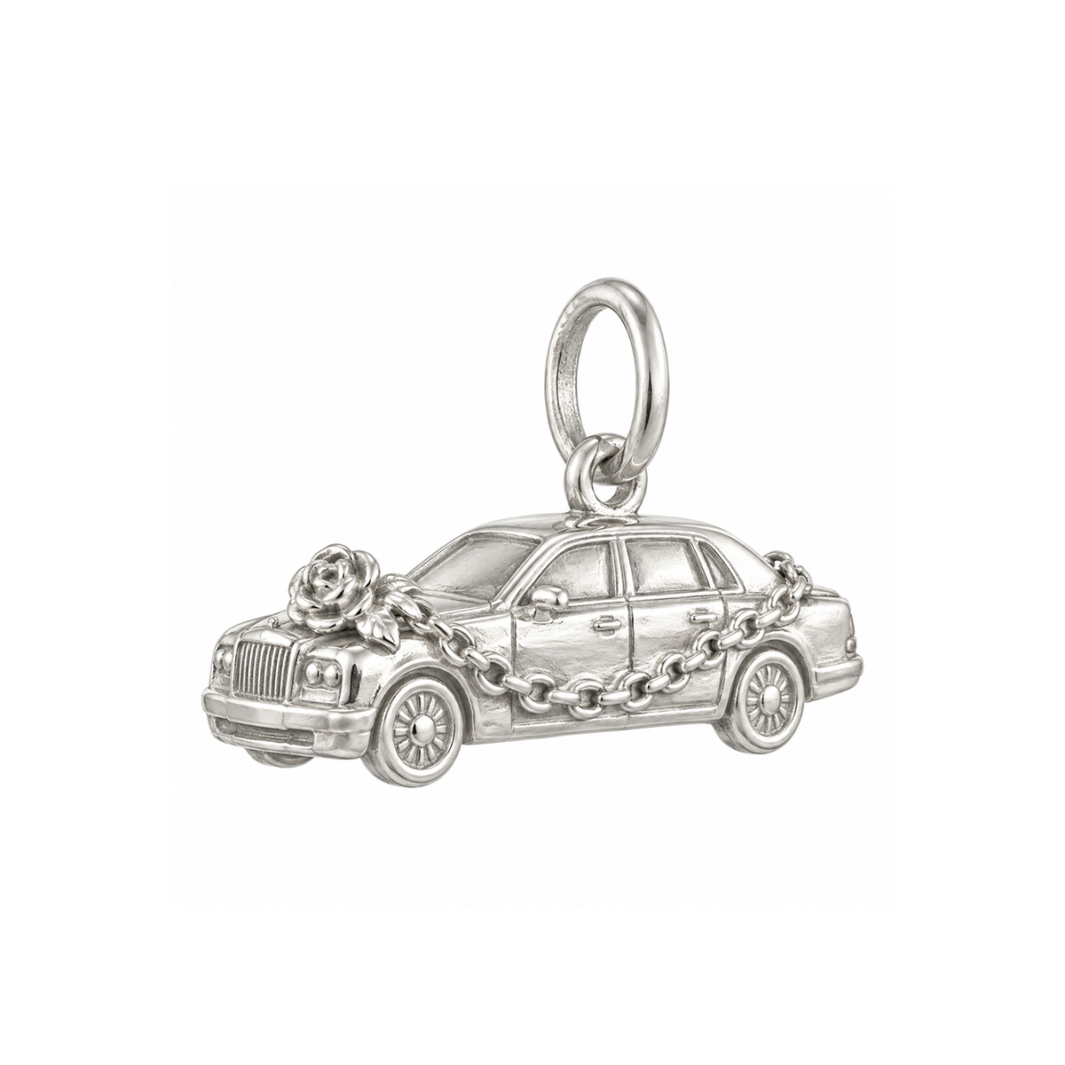 Limousine and Silver Chain Charm — Silver — 50-works-silver-20260916-105