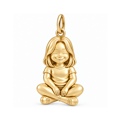 Curvy / Curtain Bangs Lob / Gold — Little Girl Charm | little-girl-charm-2026-09-13