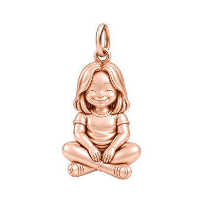 Curvy / Curtain Bangs Lob / Rose Gold — Little Girl Charm | little-girl-charm-2026-09-13