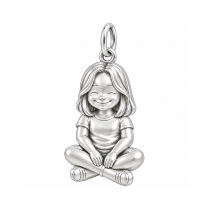 Curvy / Curtain Bangs Lob / Silver — Little Girl Charm | little-girl-charm-2026-09-13