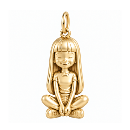 Slim / Long Blunt Bangs / Gold — Little Girl Charm | little-girl-charm-2026-09-13