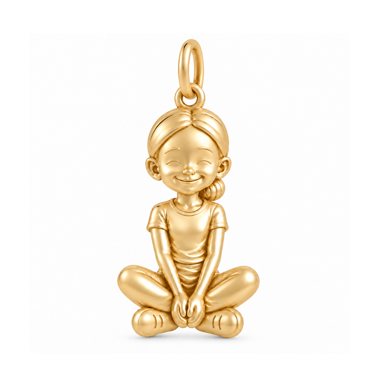 Slim / Sleek Low Bun / Gold — Little Girl Charm | little-girl-charm-2026-09-13