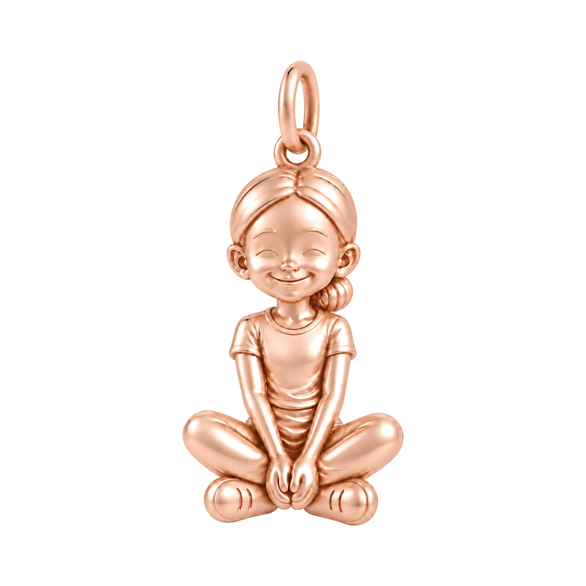 Slim / Sleek Low Bun / Rose Gold — Little Girl Charm | little-girl-charm-2026-09-13