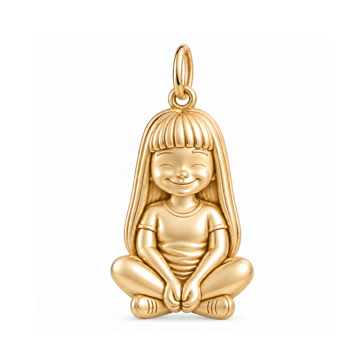 Soft / Long Blunt Bangs / Gold — Little Girl Charm | little-girl-charm-2026-09-13