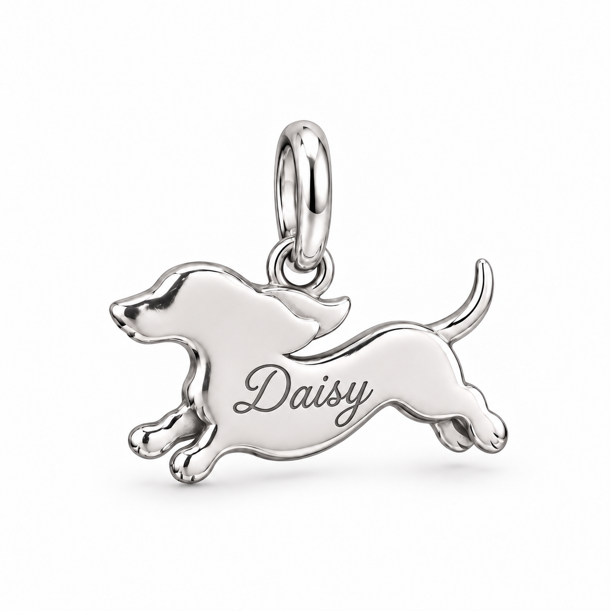 Little Joy Dachshund Charm and Polyester Cord Bracelet Set