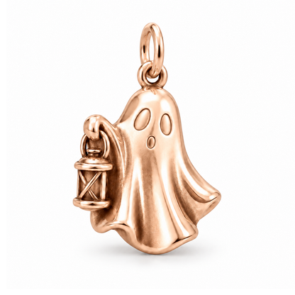 Little Lantern Ghost Charm — Rose Gold | charm-topics-remaining-444-2026-09-14 | topic-163