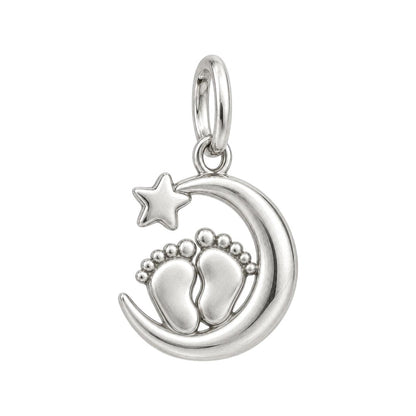 Little Moonsteps Charm and Polyester Cord Bracelet Set