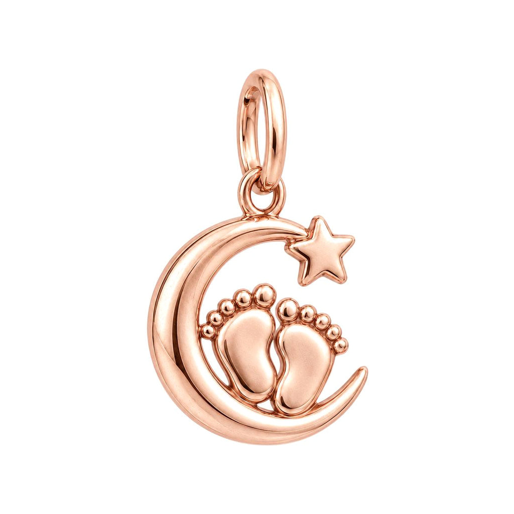 Little Moonsteps Charm and Polyester Cord Bracelet Set