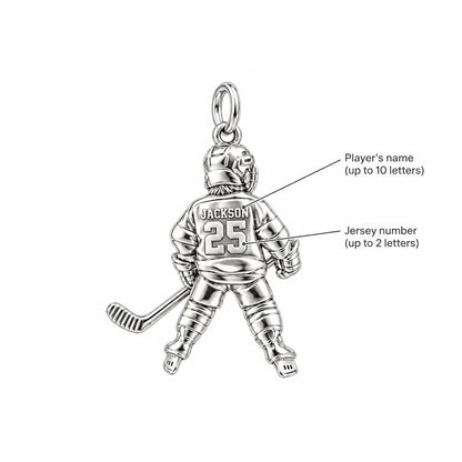 Little MVP Hockey Player Charm Bracelet – Personalized Mom G – personalization guide
