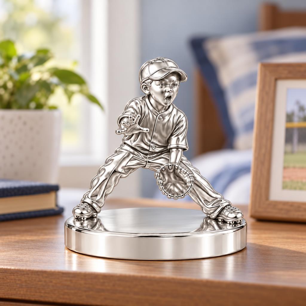Little MVP In The Field Keepsake Plaque – worn / in use