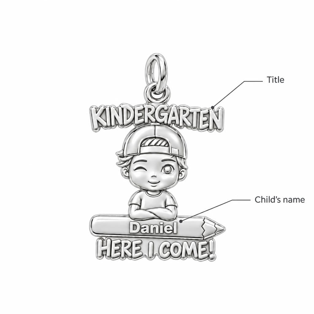 Little Scholar First Day Charm Bracelet – Personalized Mom Gift – personalization guide