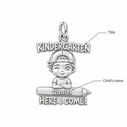 Little Scholar First Day Charm Bracelet – Personalized Mom Gift – personalization guide
