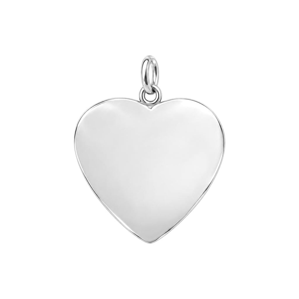Lived Forever Heart Charm Bracelet – Personalized Pet Gift – back of the charm, engraving area