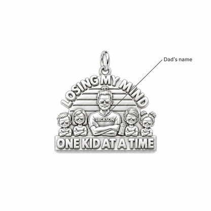 Losing My Mind Charm Bracelet – Personalized Dad Gift – personalization guide