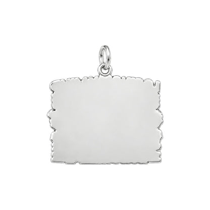 Losing My Mind Charm Bracelet – Personalized Mom Gift – back of the charm, engraving area