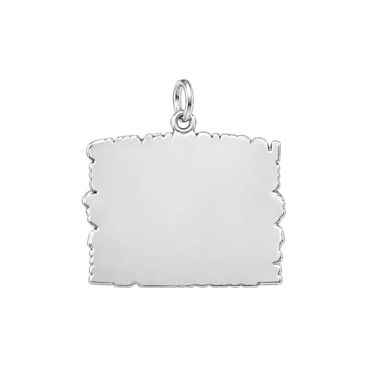 Losing My Mind Charm Bracelet – Personalized Mom Gift – back of the charm, engraving area