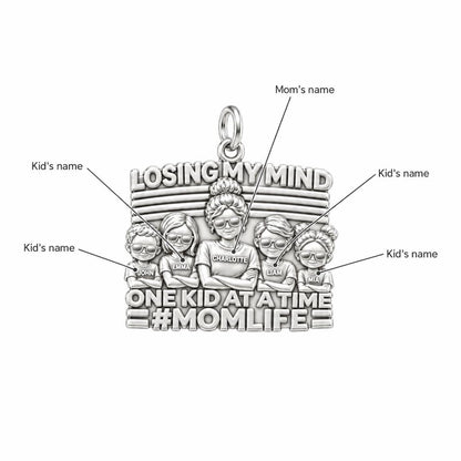 Losing My Mind Charm Bracelet – Personalized Mom Gift – personalization guide