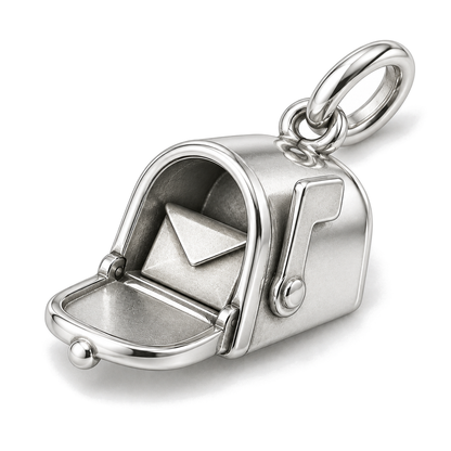 Love Letter Mailbox Charm — Silver Super Macro | charm-topics-remaining-444-2026-09-14 | topic-212