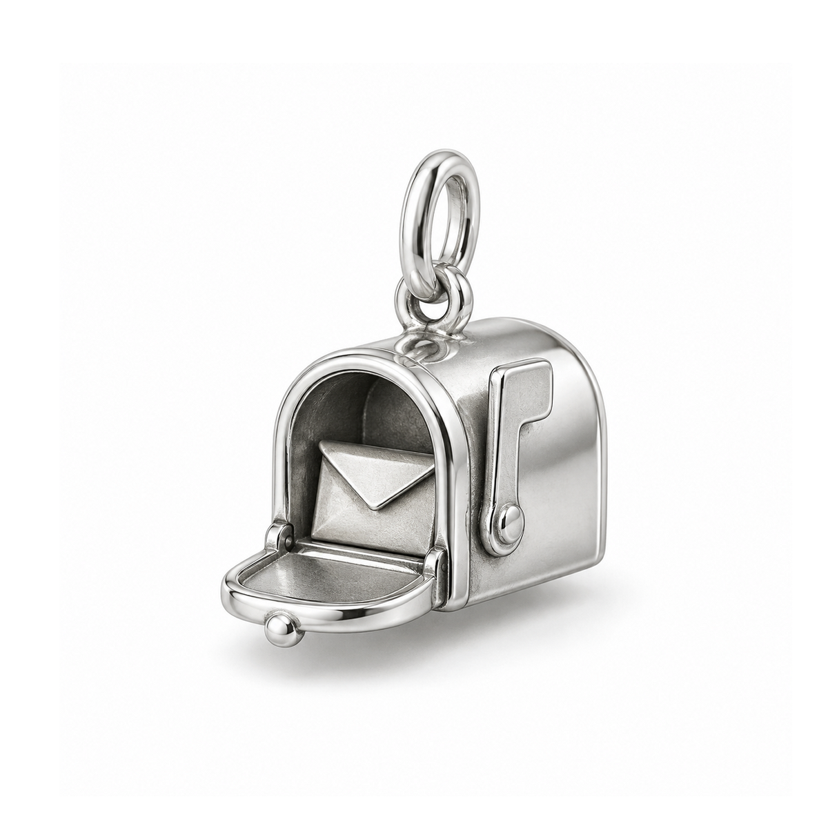 Love Letter Mailbox Charm — Silver | charm-topics-remaining-444-2026-09-14 | topic-212