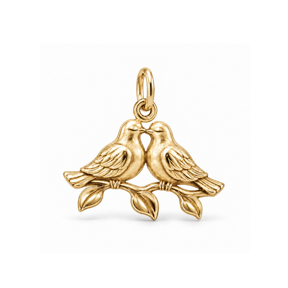 Lovebirds Charm — Gold | charm-topics-remaining-444-2026-09-14 | topic-062