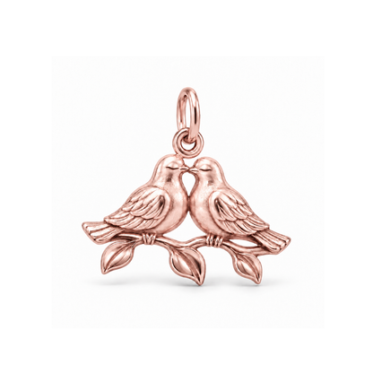 Lovebirds Charm — Rose Gold | charm-topics-remaining-444-2026-09-14 | topic-062