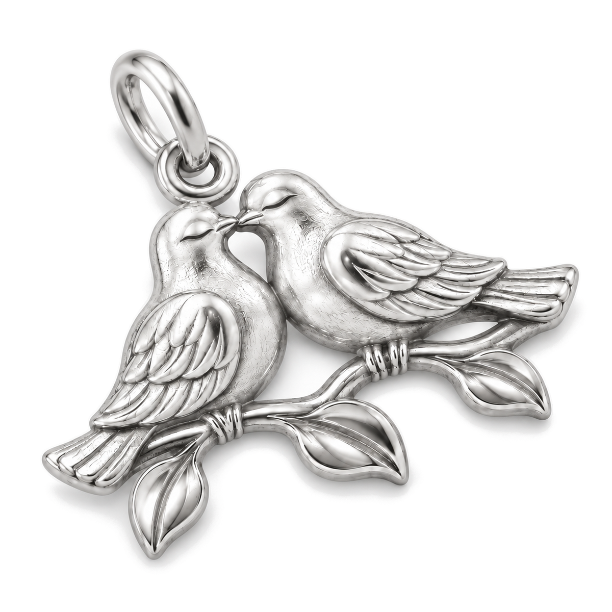 Lovebirds Charm — Silver Super Macro | charm-topics-remaining-444-2026-09-14 | topic-062