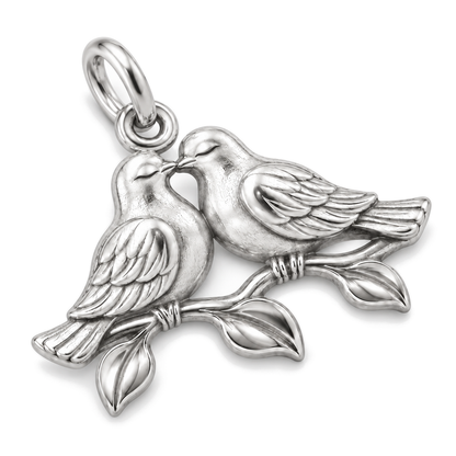 Lovebirds Charm — Silver Super Macro | charm-topics-remaining-444-2026-09-14 | topic-062