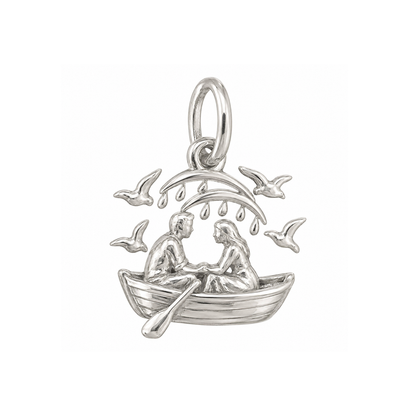 Lovers in a Rainy Boat Charm — Silver — 50-works-silver-20260916-95