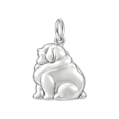 Loyal Companion Golden Retriever Charm and Polyester Cord Bracelet Set