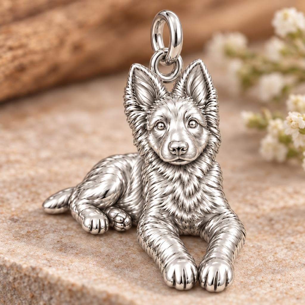 Loyal German Shepherd Charm Bracelet – Personalized Dog Mom Gift