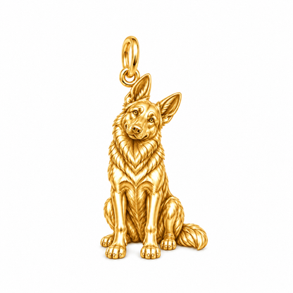 Loyal Guardian German Shepherd Expression Charm Bracelet – Personalized Dog Mom Gift
