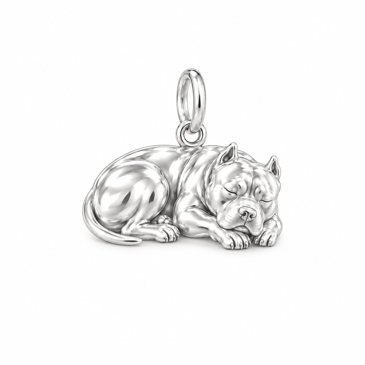Loyal Guardian Pit Bull Charm Bracelet – Personalized Dog Mom Gift