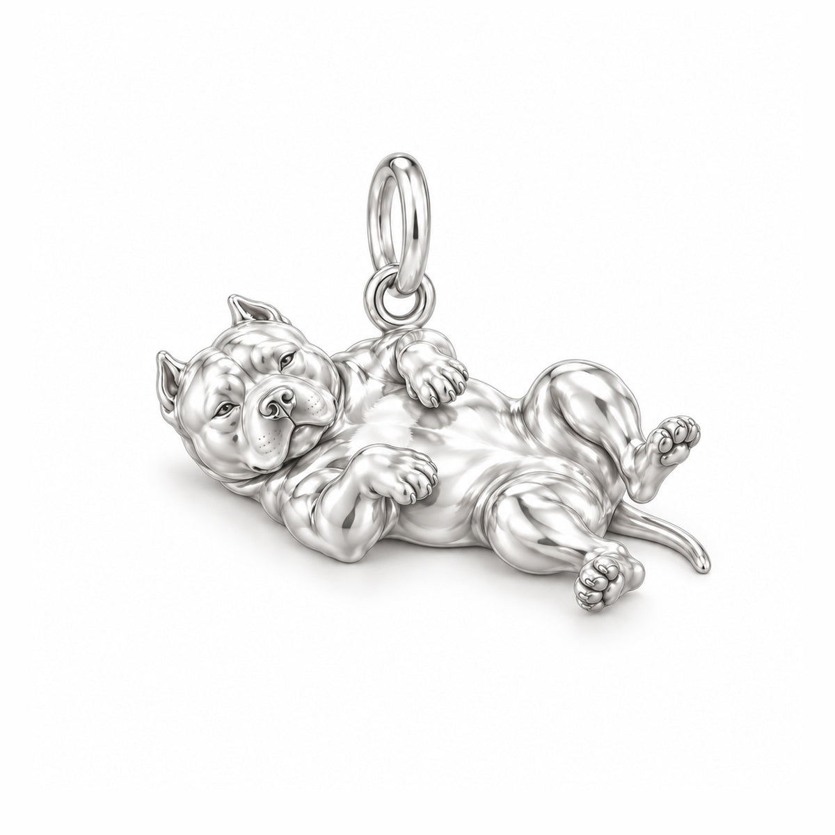 Loyal Guardian Pit Bull Charm Bracelet – Personalized Dog Mom Gift