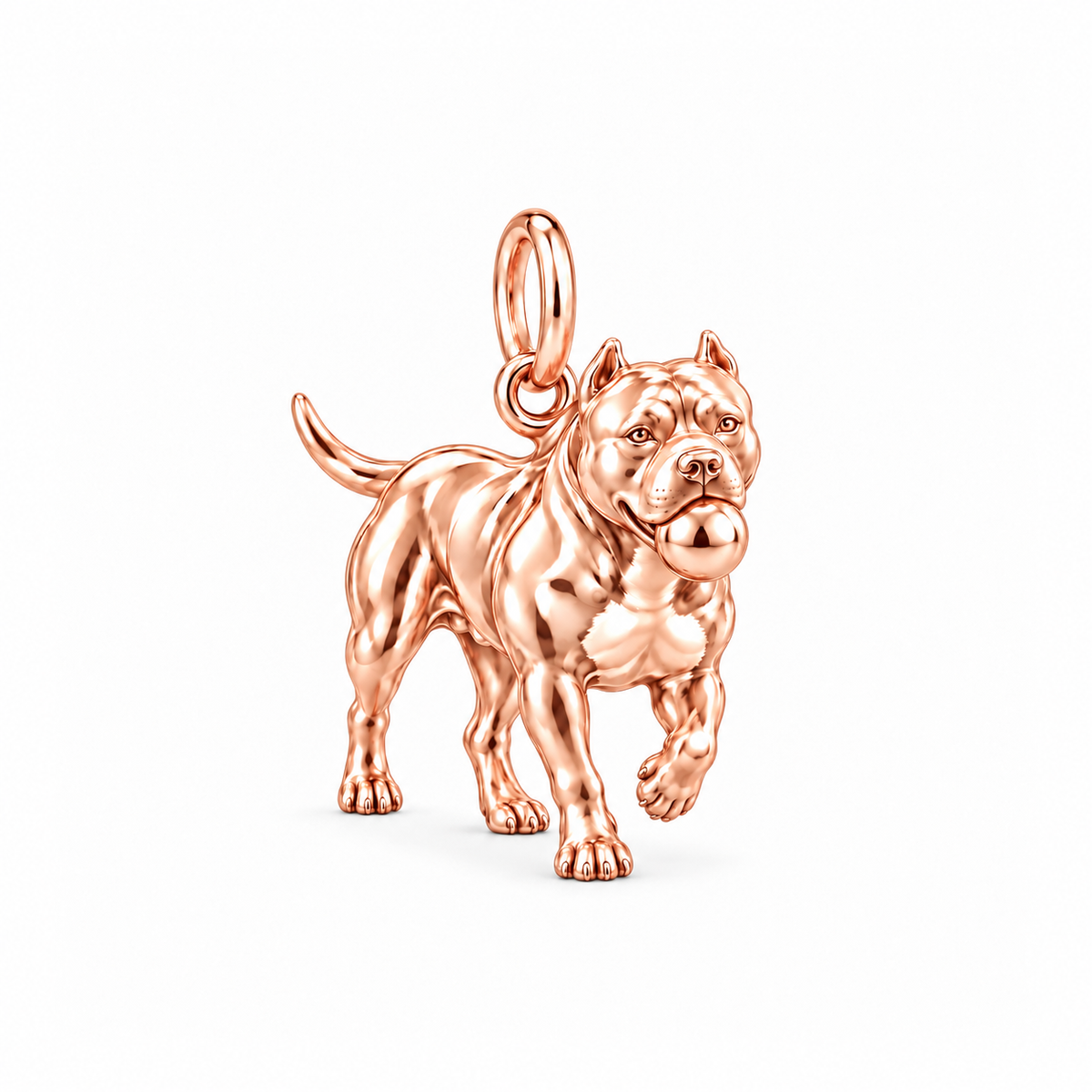 Loyal Guardian Pit Bull Charm Bracelet – Personalized Dog Mom Gift