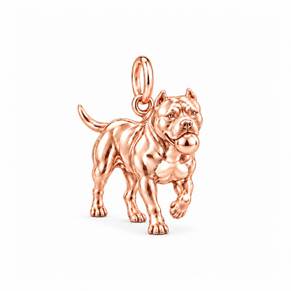Loyal Guardian Pit Bull Charm Bracelet – Personalized Dog Mom Gift