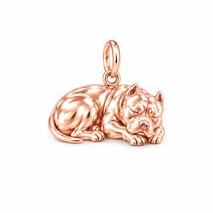 Loyal Guardian Pit Bull Charm Bracelet – Personalized Dog Mom Gift