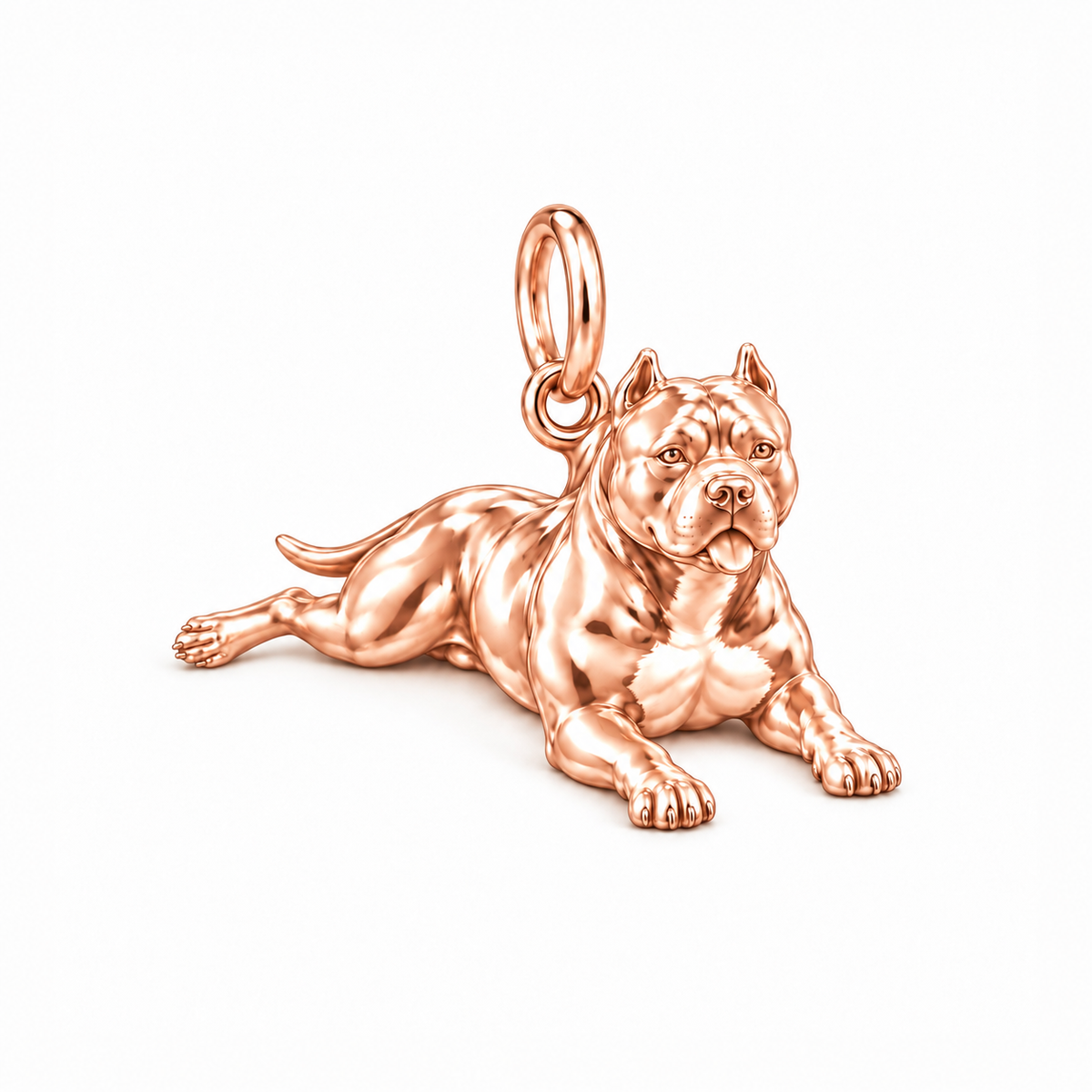 Loyal Guardian Pit Bull Charm Bracelet – Personalized Dog Mom Gift