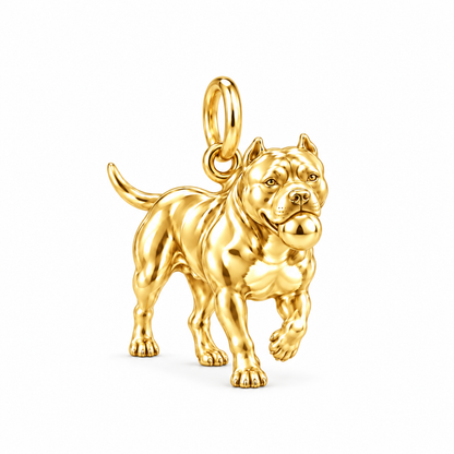 Loyal Guardian Pit Bull Charm Bracelet – Personalized Dog Mom Gift