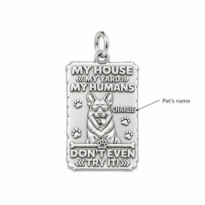 Loyal Guardian Sign Charm Bracelet – Personalized Dog Mom Gift – personalization guide