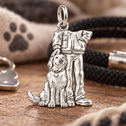 Loyal Sidekick Charm and Polyester Cord Bracelet Set