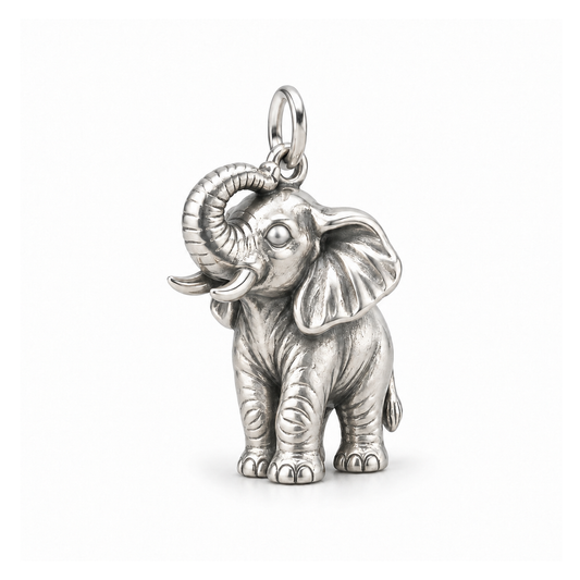 Lucky Elephant Charm — Silver | charm-topics-remaining-444-2026-09-14 | topic-125
