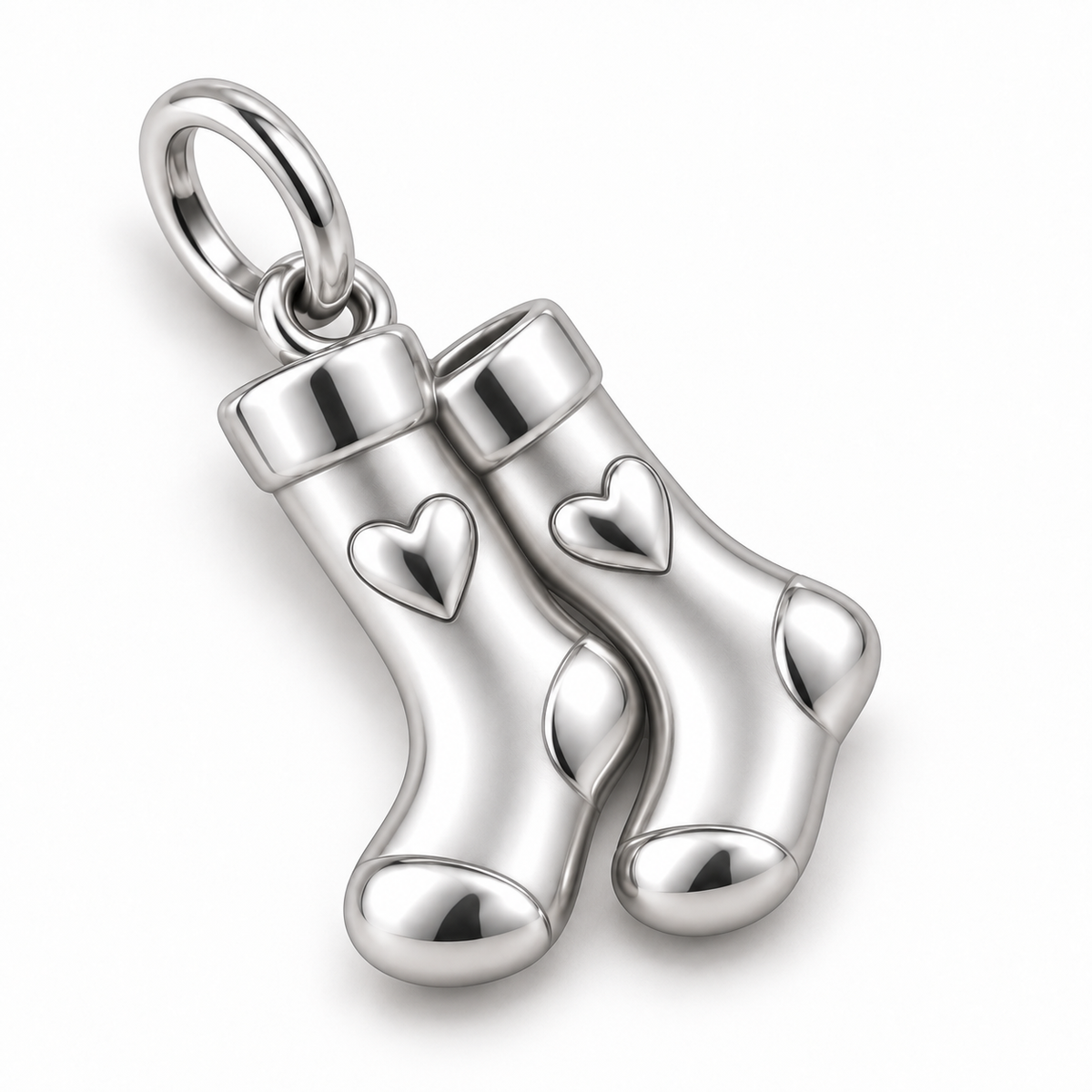 Nurse Compression Socks Dangle Charm | macro face-up oblique view | b8326a918eda972e725424abba2a7a0afd9f392fe6d1255f11118fbb8d8ccd28