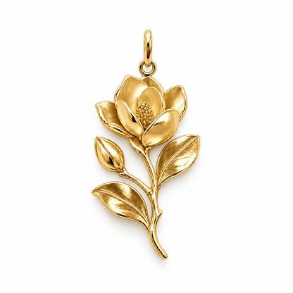 Blooming Memories — Choose Your Flower Charm and Polyester Cord Bracelet Set