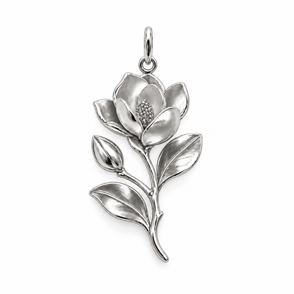 Blooming Memories — Choose Your Flower Charm and Polyester Cord Bracelet Set