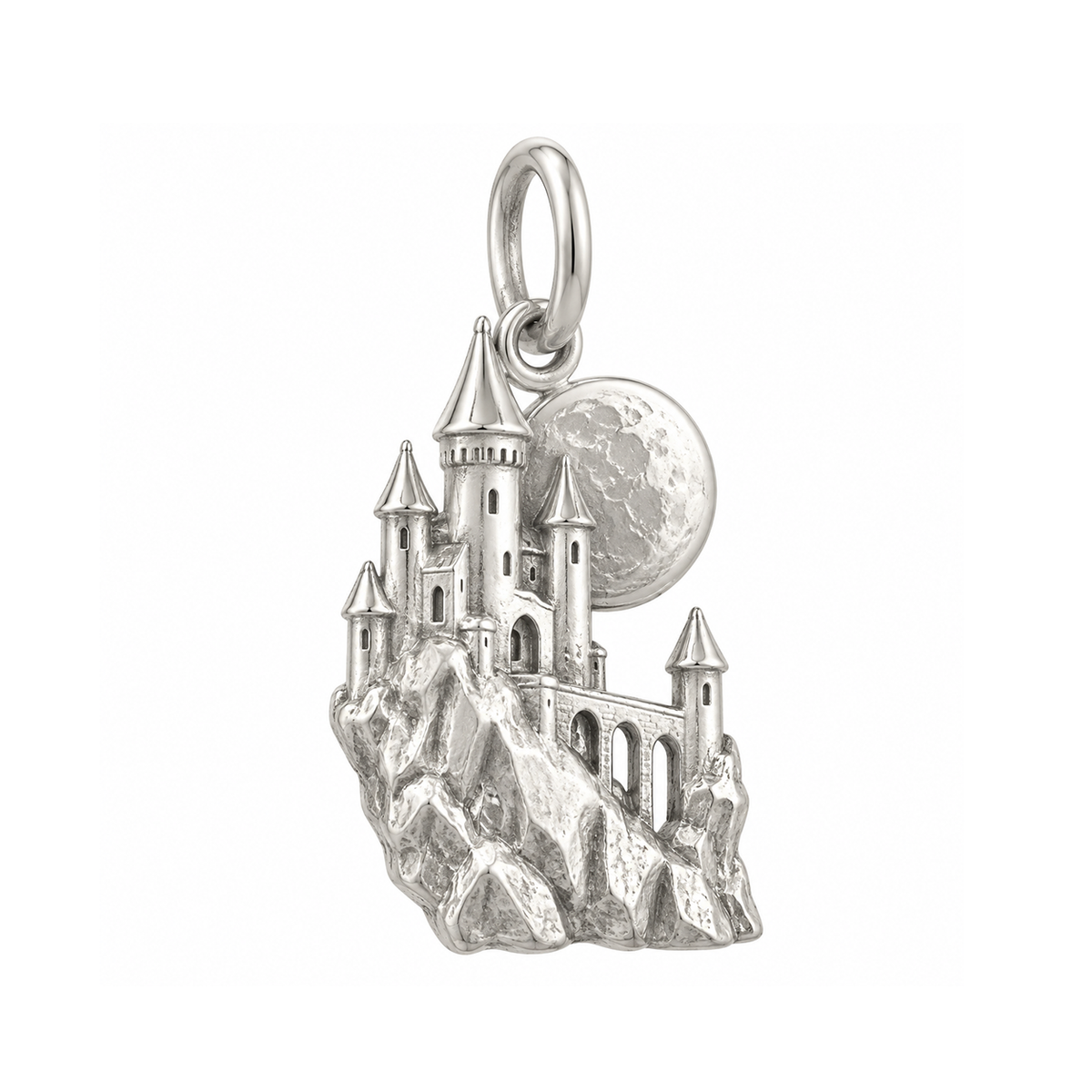 Many-Towered Castle Charm — Silver — 50-works-silver-20260916-69