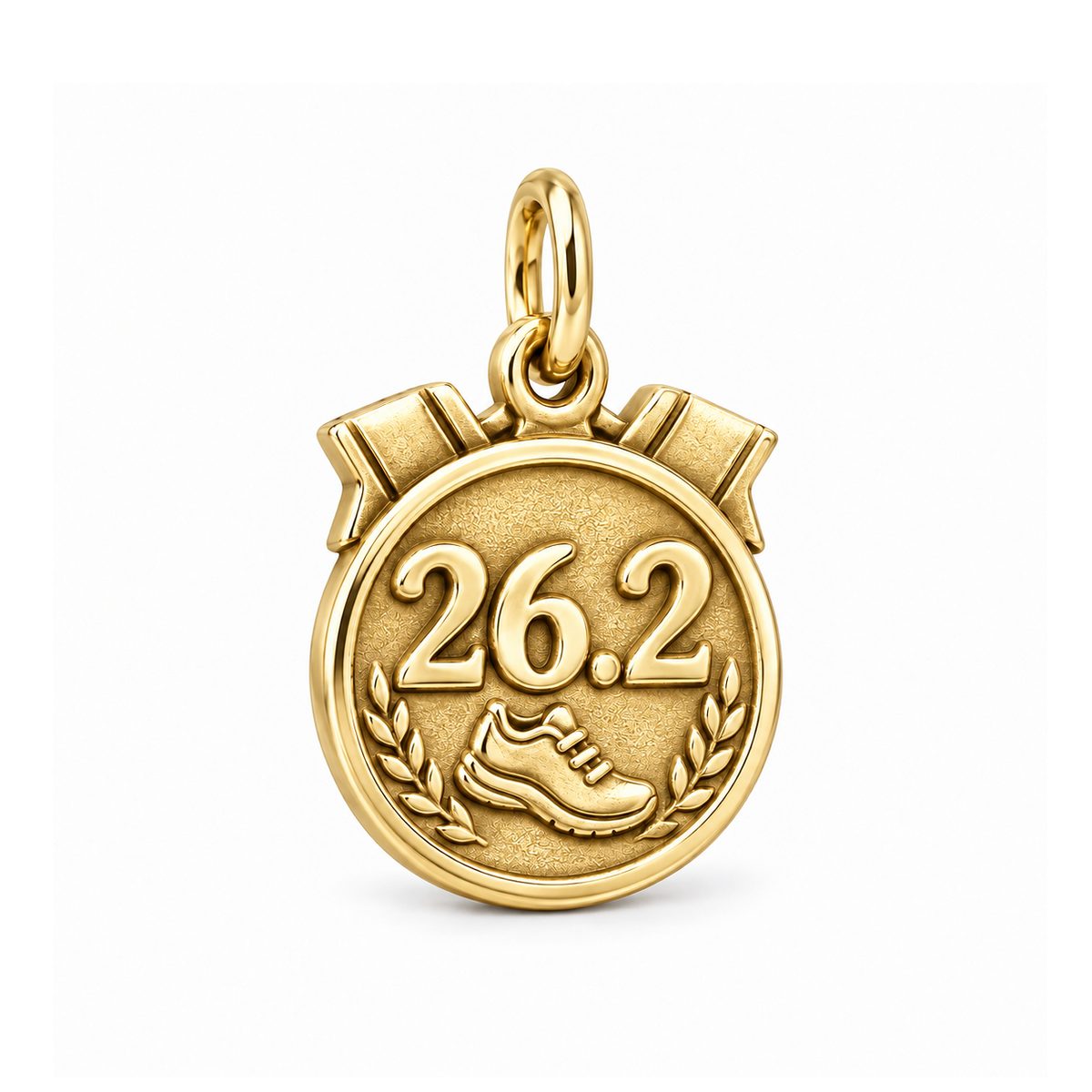 Marathon Finish Medal Charm — Gold | charm-topics-remaining-444-2026-09-14 | topic-245